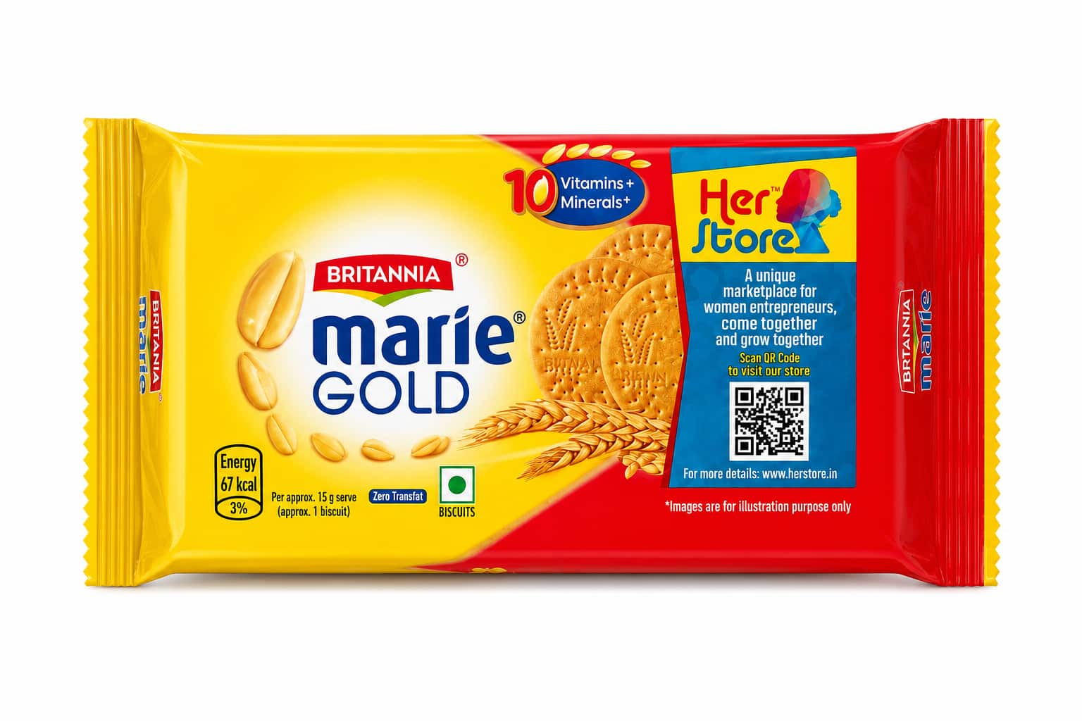 Marie gold biscuit (Pack of 3)
